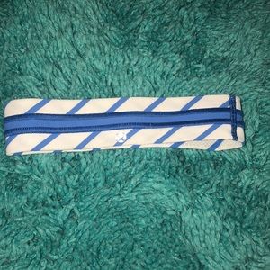 Blue and White Lululemon Headband